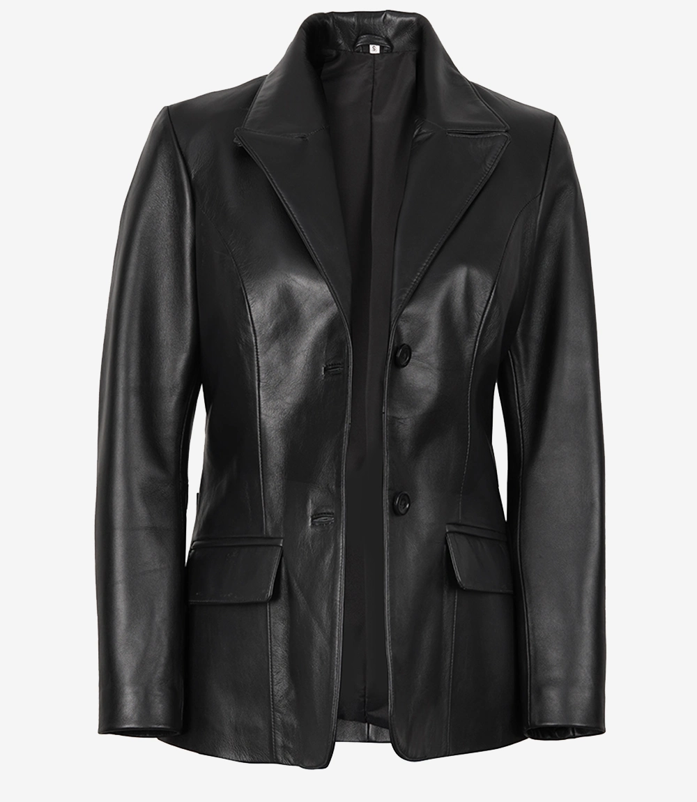 vicenza leather coat